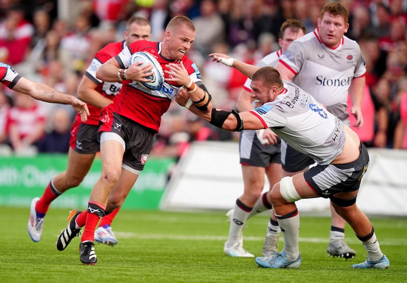 Gareth Anscombe plays for Gloucester in the Gallagher Premiership