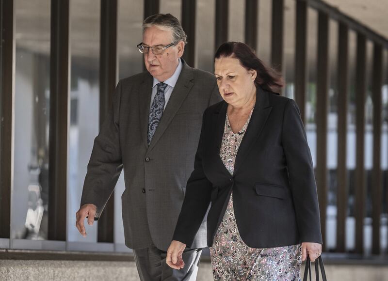 John and Susan Letby, the parents of Lucy Letby, arriving at Manchester Crown Court ahead of the verdict in the case of Letby in August 2023