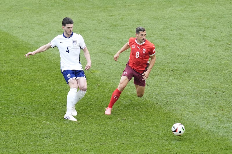 Declan Rice has played every minute of England’s Euro 2024 campaign