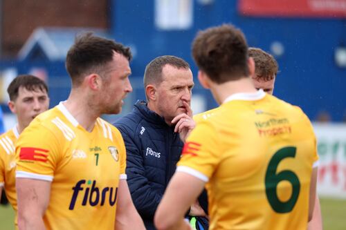 Antrim are loving the benefits of the Tailteann Cup and want back to Croke Park: Andy McEntee