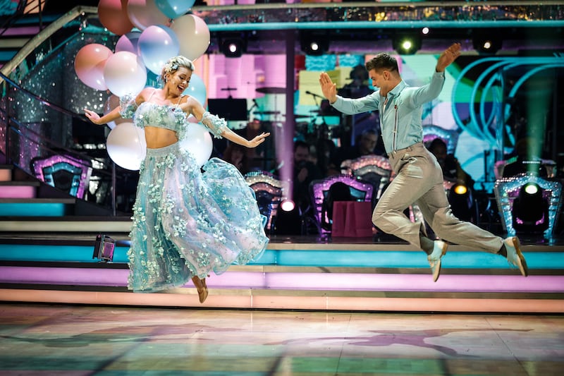 Tasha Ghouri and Aljaz Skorjanec