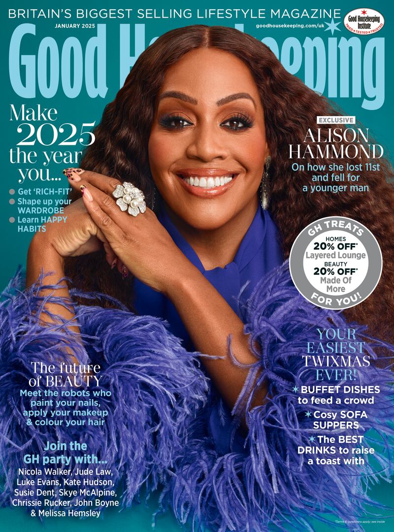 Alison Hammond on the cover of Good Housekeeping UK