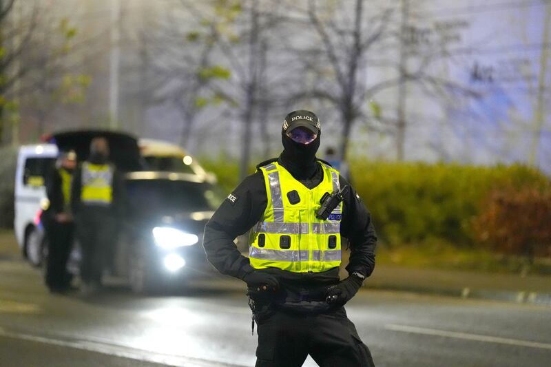 Police at Buchanan Bus Station in Glasgow city centre