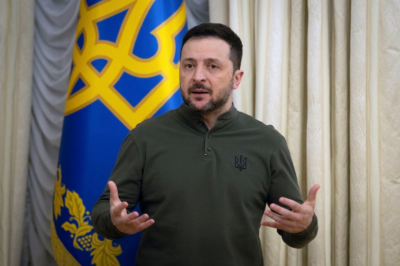 Volodymyr Zelensky held a call with Donald Trump (Efrem Lukatsky/AP)