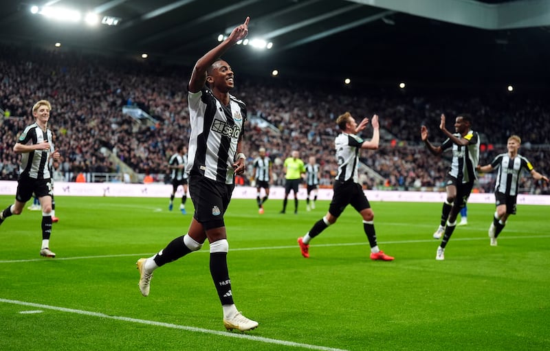 Joe Willock had a hand in Newcastle’s second goal