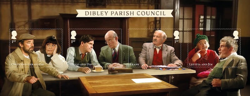 Vicar Of Dibley miniature sheet