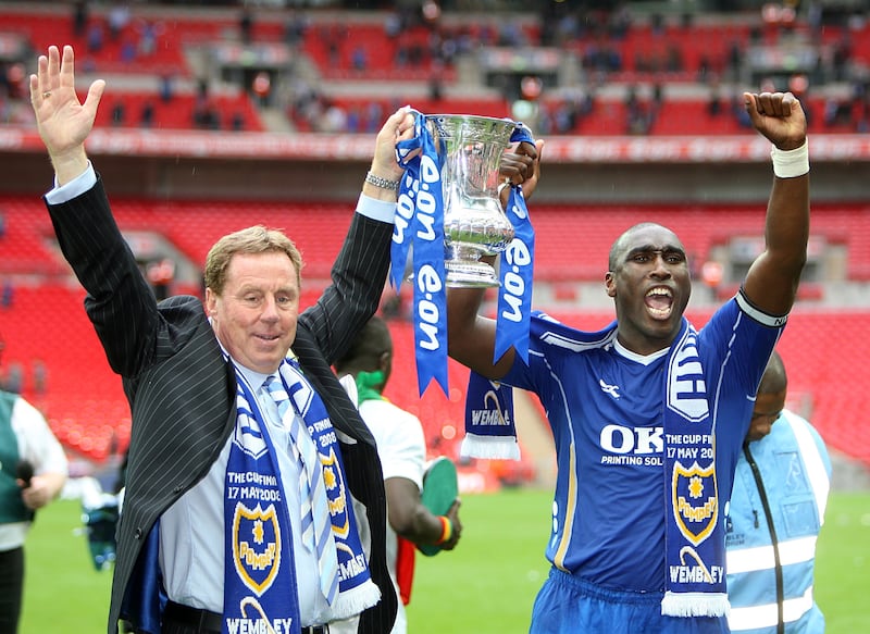 Harry Redknapp *(left) won the FA Cup before leaving to join Tottenham