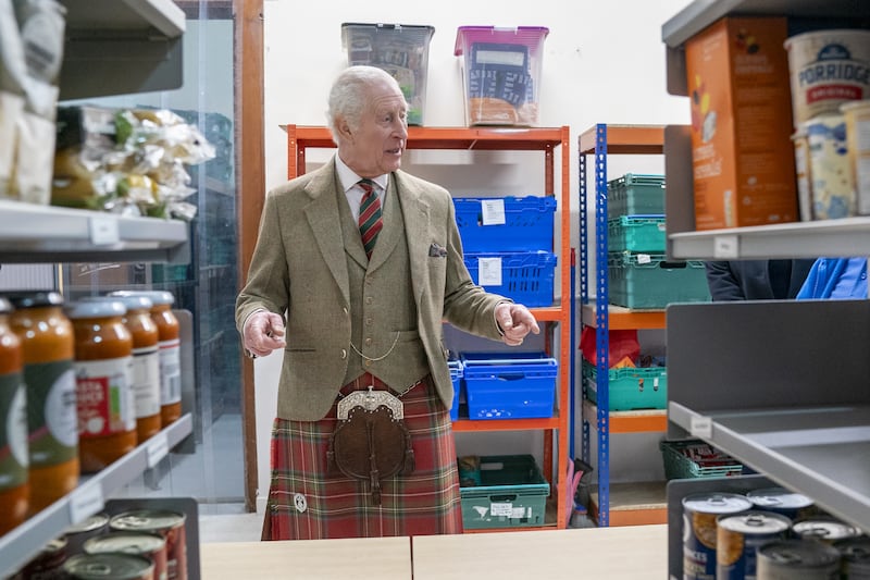 Charles surveyed the stock in the food bank