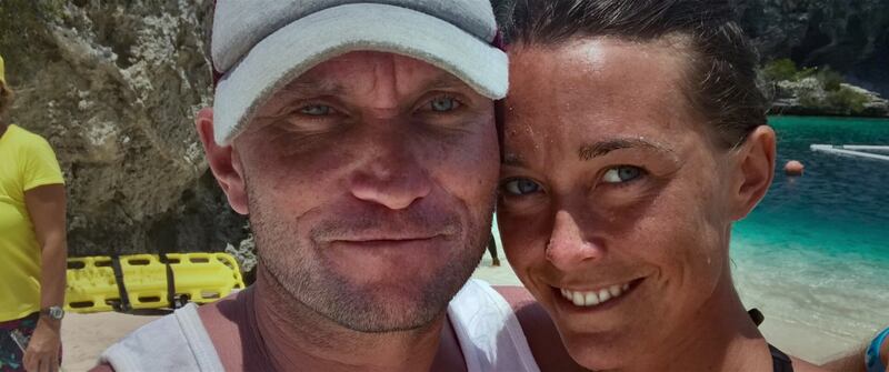 Alessia and Stephen fell in love after meeting at a free dive competition