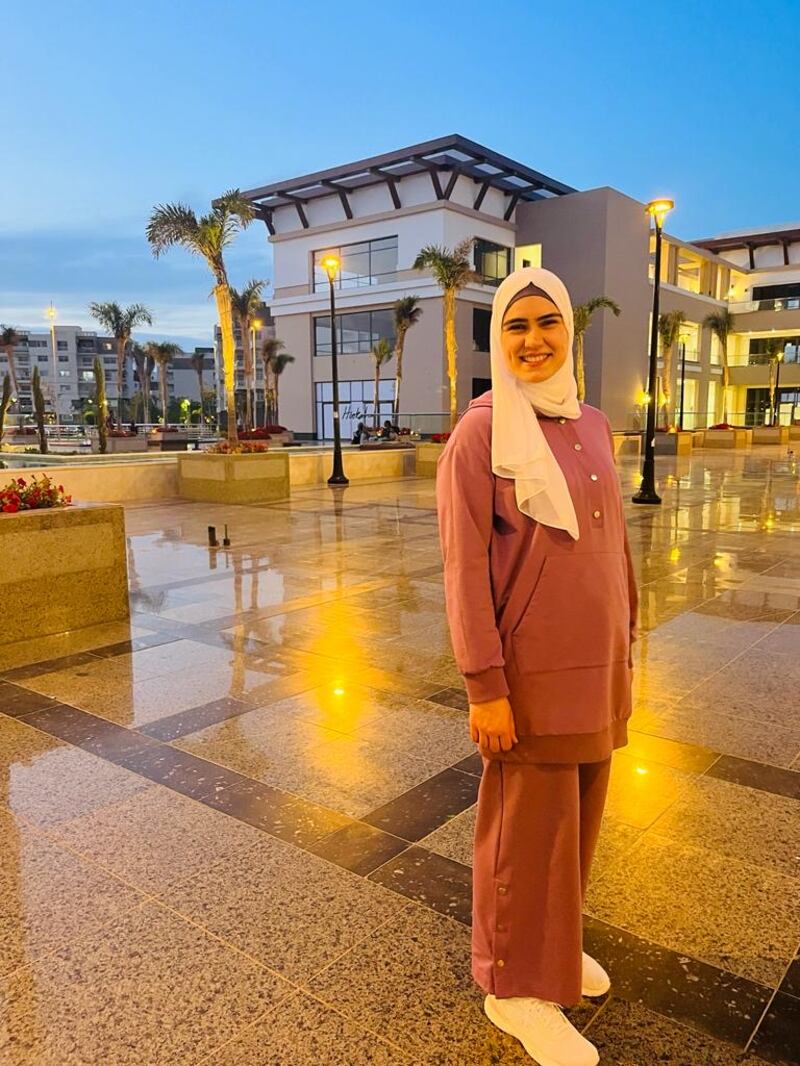 Katrena Saleh was studying medicine at the Islamic University of Gaza when the Israel-Hamas conflict began on October 7