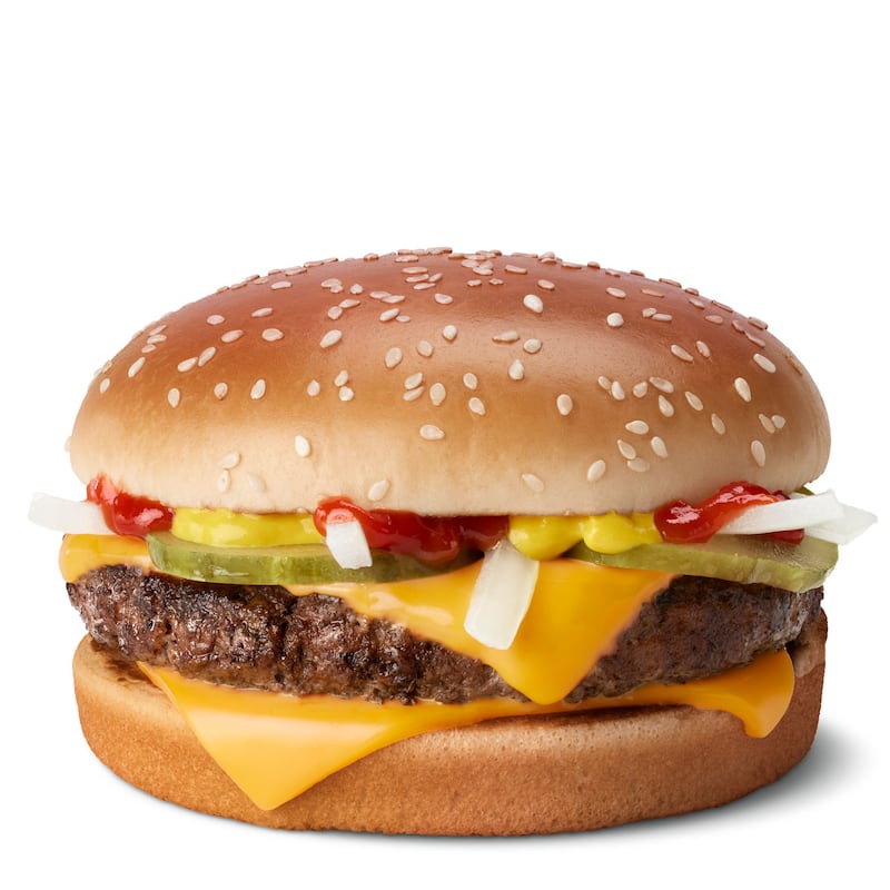 The CDC has said that "most people" who have fallen sick reported eating a McDonald's Quarter Pounder (McDonald's)