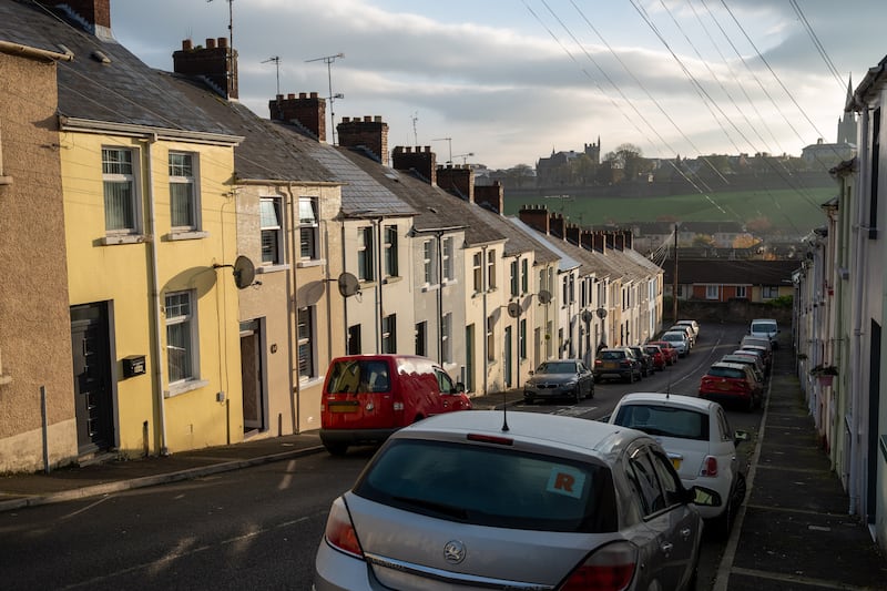 PACEMAKER BELFAST  05/11/2024
The house in DerryÕs Limewood Street in the Bogside where Pipe bomb was thrown through the living room window.