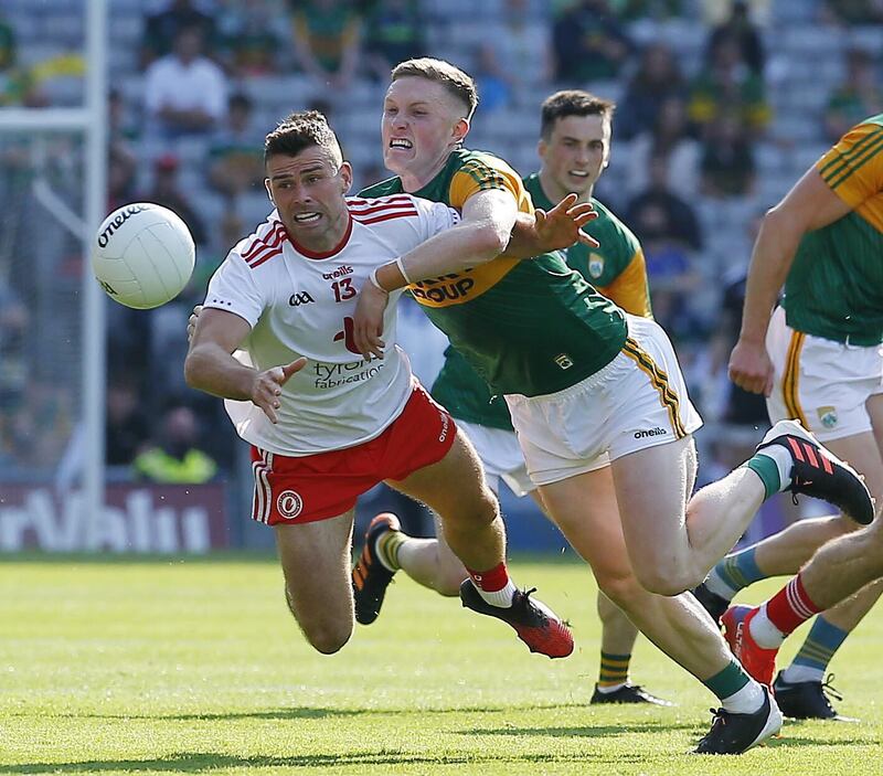 In the midst of an internal discussion about whether or not Tyrone should play their rescheduled All-Ireland semi-final, it was Darren McCurry whose voice carried the greatest weight. Picture by Seamus Loughran