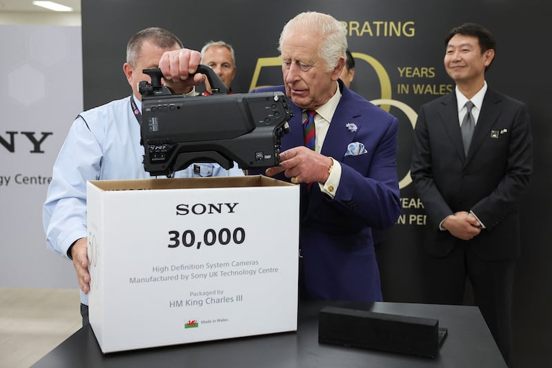 The King packs a Sony HD system camera