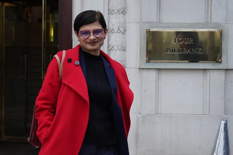Ms Denyer said the race with Labour’s shadow culture secretary Thangam Debbonaire, pictured, in her Bristol Central constituency was ‘really close’