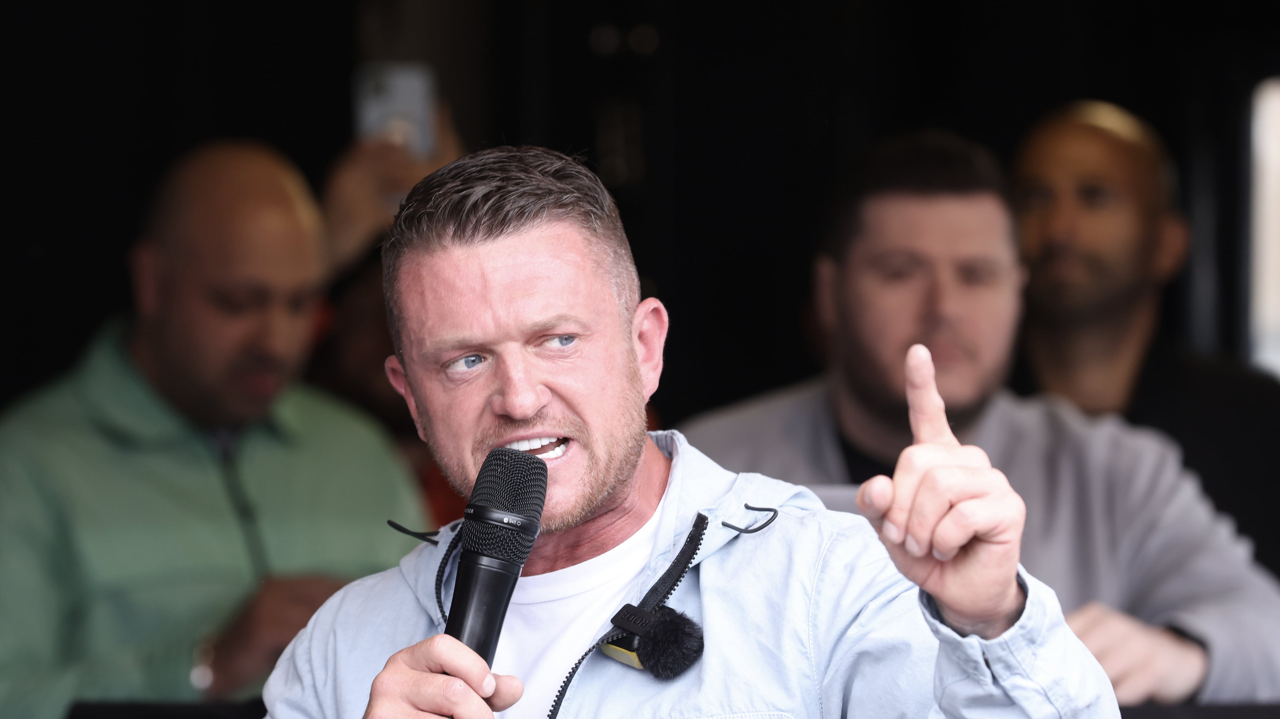 Tommy Robinson, whose real name is Stephen Yaxley Lennon