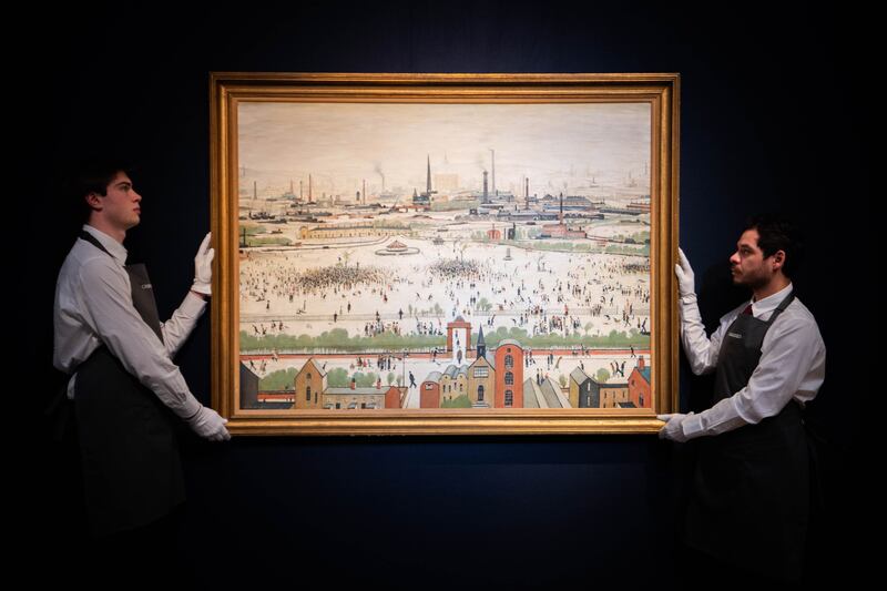 LS Lowry’s Sunday Afternoon has sold for almost £6.3 million at auction