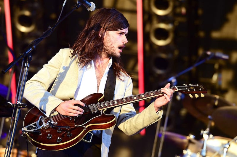 Winston Marshall of Mumford and Sons performing at the British Summer Time festival in Hyde Park, London