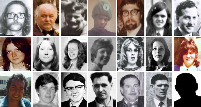 A montage of the victims presented to inquests held in 2019