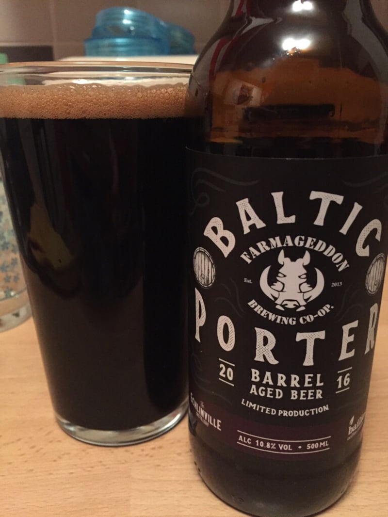 Farmageddon's Baltic Porter was a beast of a beer