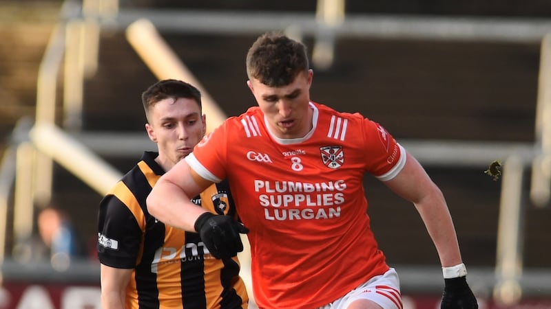 Tiernan Kelly had a superb game for Clann Eireann as they overcame Crossmaglen on Sunday. Picture: John Merry