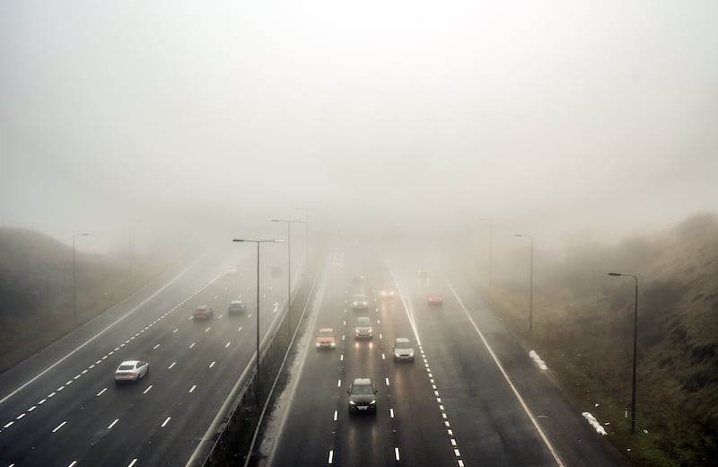 Poor visibility caused travel delays on Friday and Saturday