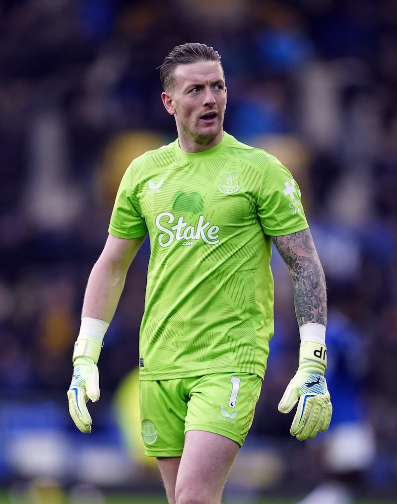 Everton goalkeeper Jordan Pickford kept another clean sheet