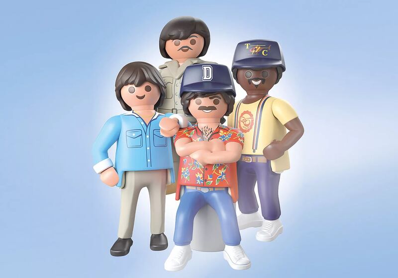 The Magnum, P.I. crew, as reimagined by Playmobil