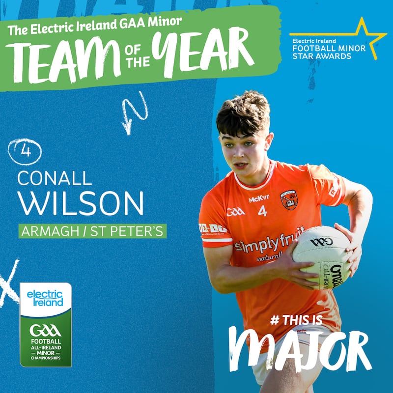 Armagh minor defender Conall Wilson