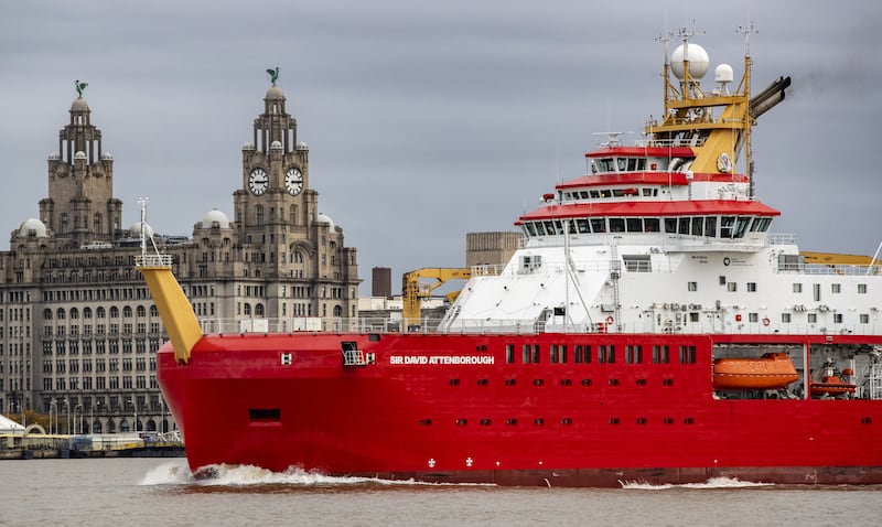 The RRS Sir David Attenborough, the UK’s most advanced polar research ship