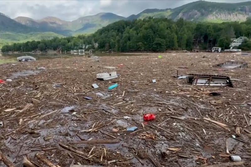 The storm unleashed the worst flooding in a century in North Carolina (Tariq Bokhari via AP)