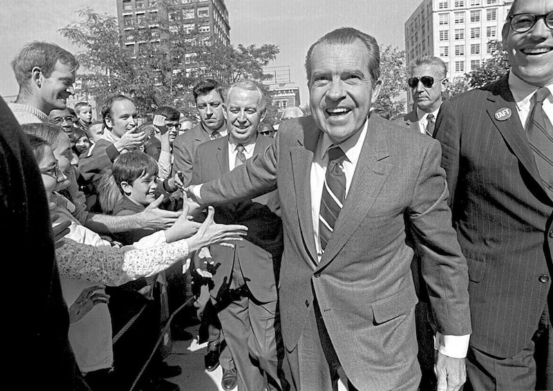 President Richard Nixon resigned in 1974 over the Watergate scandal 