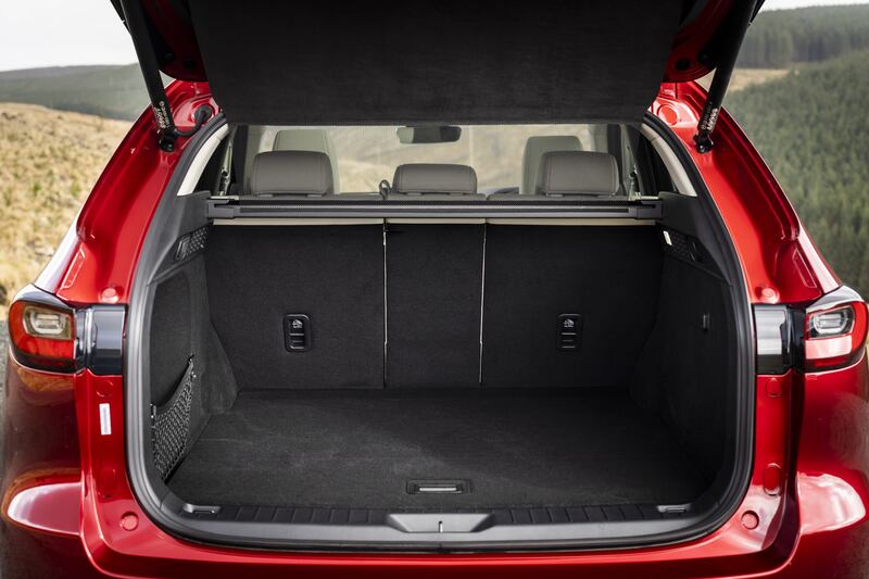 The CX-60's boot is as big as you'll need (570 litres, growing to 1,726 litres with the seats folded). You could almost park an MX-5 in there...