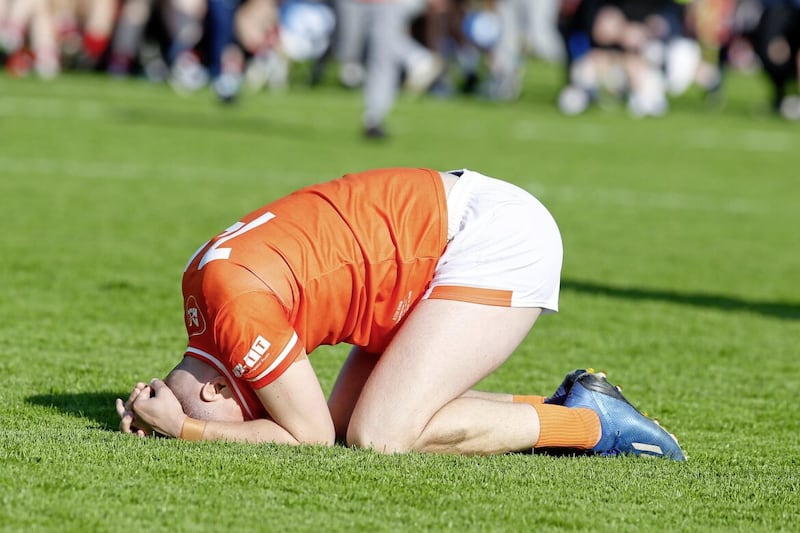 Armagh were left devastated after their penalty shoot-out defeat to Derry in the Ulster final earlier this month - Kieran McGeeney&#39;s men bid to bounce back against Westmeath this weekend. Picture by Philip Walsh 