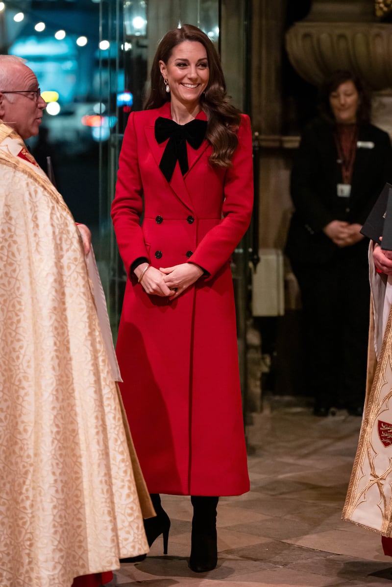 The Princess of Wales at her Together At Christmas carol service