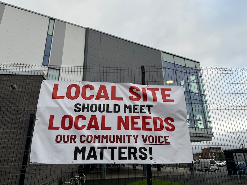 Banners have been erected in east Belfast on the Castlereagh Road and Clonduff Drive.