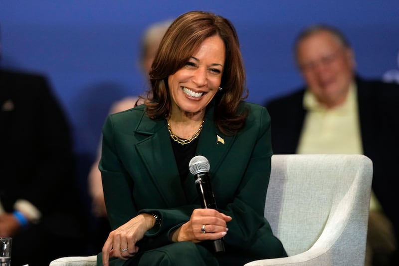 Democratic presidential nominee Vice President Kamala Harris has also been targeted, the intelligence officer said (Morry Gash/AP)