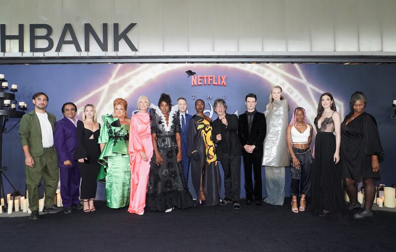 Cast members at the world premiere of The Sandman at BFI Southbank in London