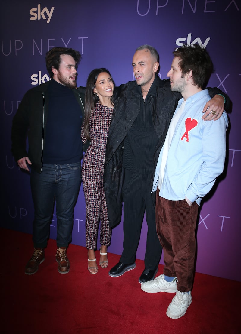 Brassic actors Tom Hanson, Michelle Keegan, Joe Gilgun and Damien Molony