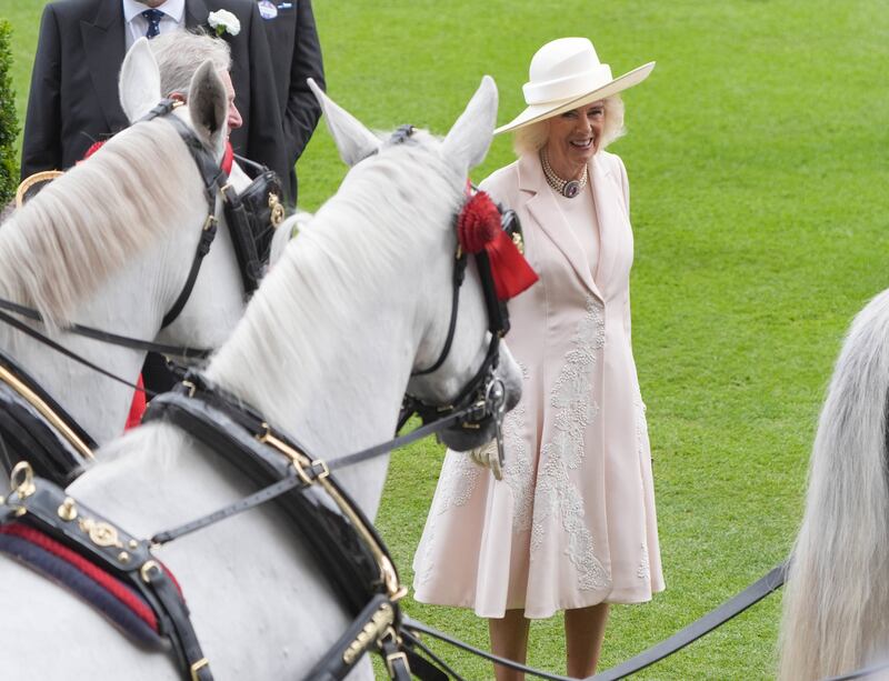 The Queen during day five of Royal Ascot