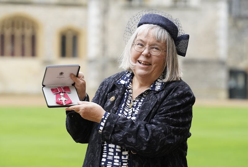 Lydia Otter was made an MBE at the ceremony