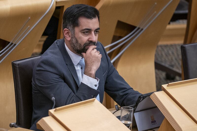 Former Scottish first minister Humza Yousaf insisted that ‘Gaza belongs to the people of Gaza’.