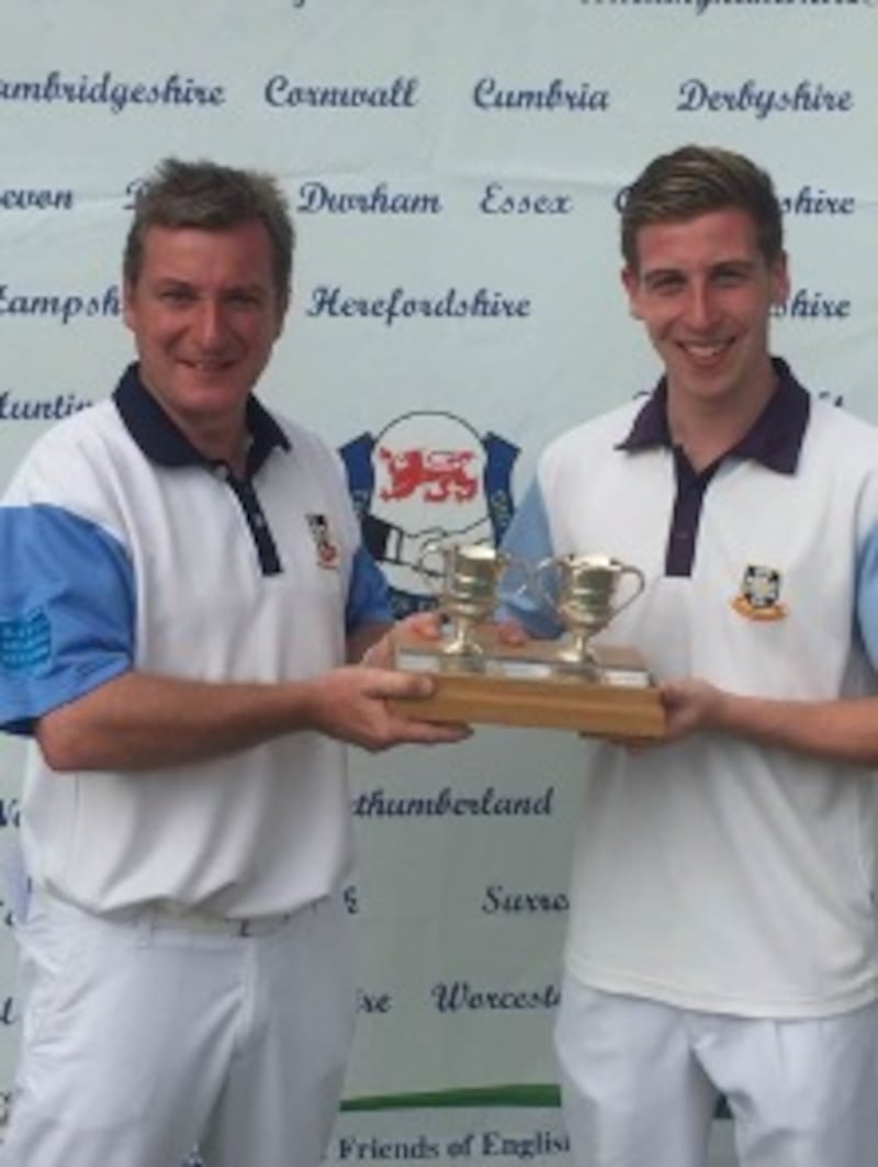 John and Tom after they won the English National Family Pairs