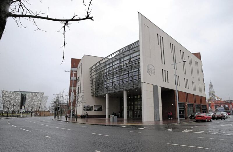 Belfast Metropolitan College in the Titanic Quarter, Belfast. Picture by Hugh Russell 