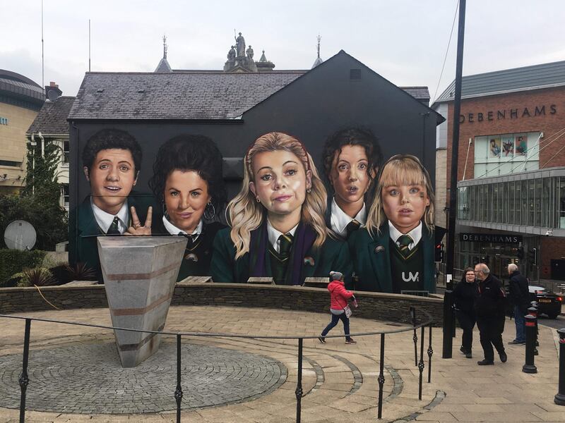 Derry GIrls mural