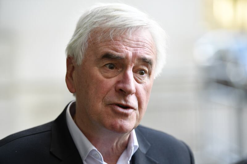 Former shadow chancellor John McDonnell said a wider review of economic strategy is necessary