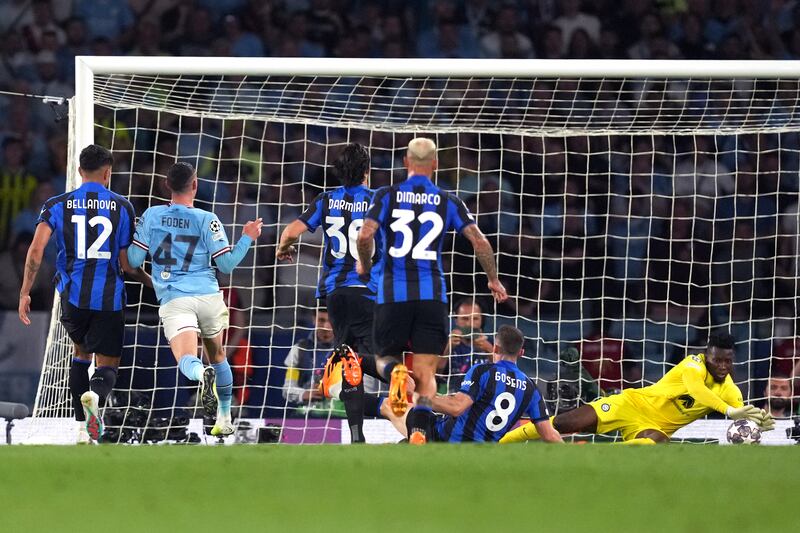 Andre Onana impressed in June’s Champions League final against Manchester City