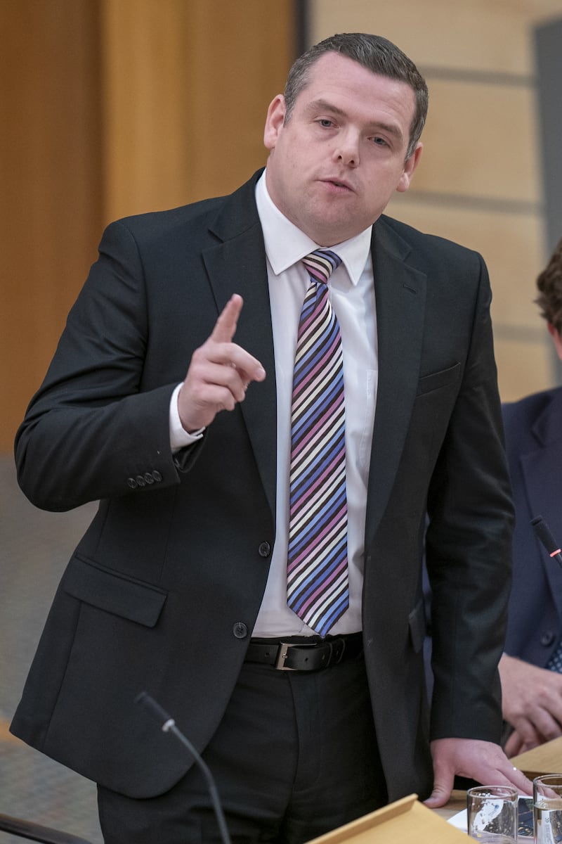 Douglas Ross raised the Wilson family’s concerns during FMQs on Thursday