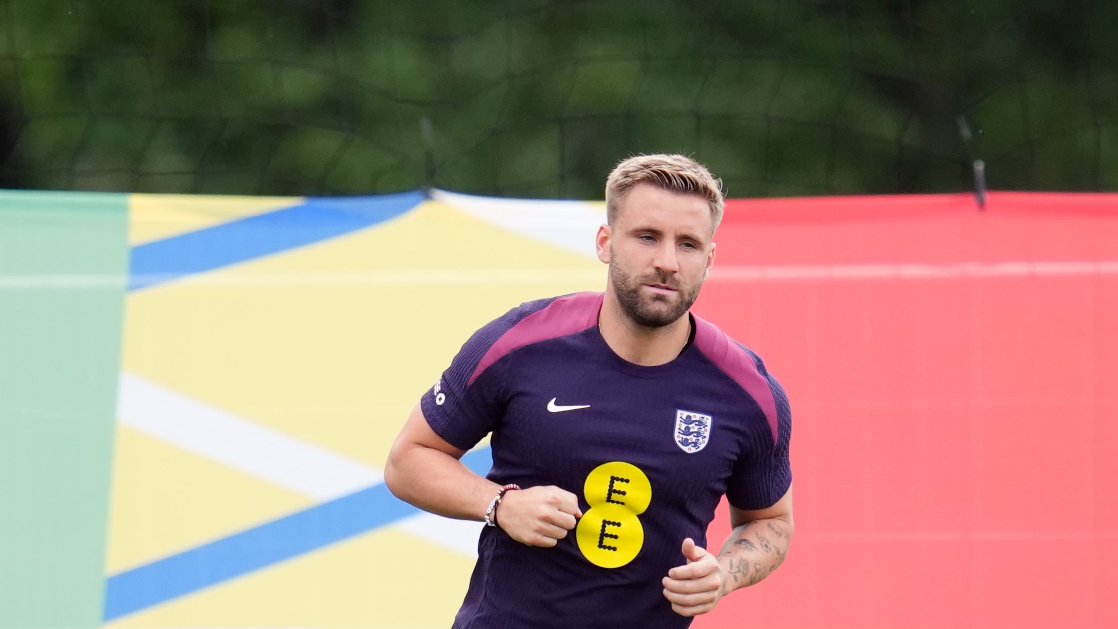 England’s Luke Shaw is not ready to start against Slovakia .