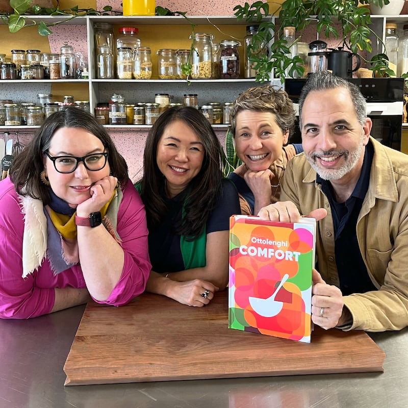 The co-authors of Comfort, (L-R): Verena Lochmuller, Helen Goh, Tara Wigley and Yotam Ottolenghi